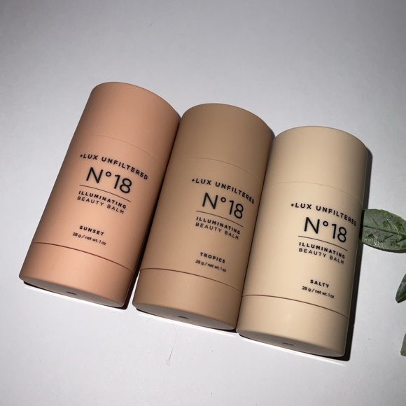 Lux Unfiltered Other - Lux Unfiltered No.18 Illuminating Beauty Balm Set - Sunset, Tropics, Salty